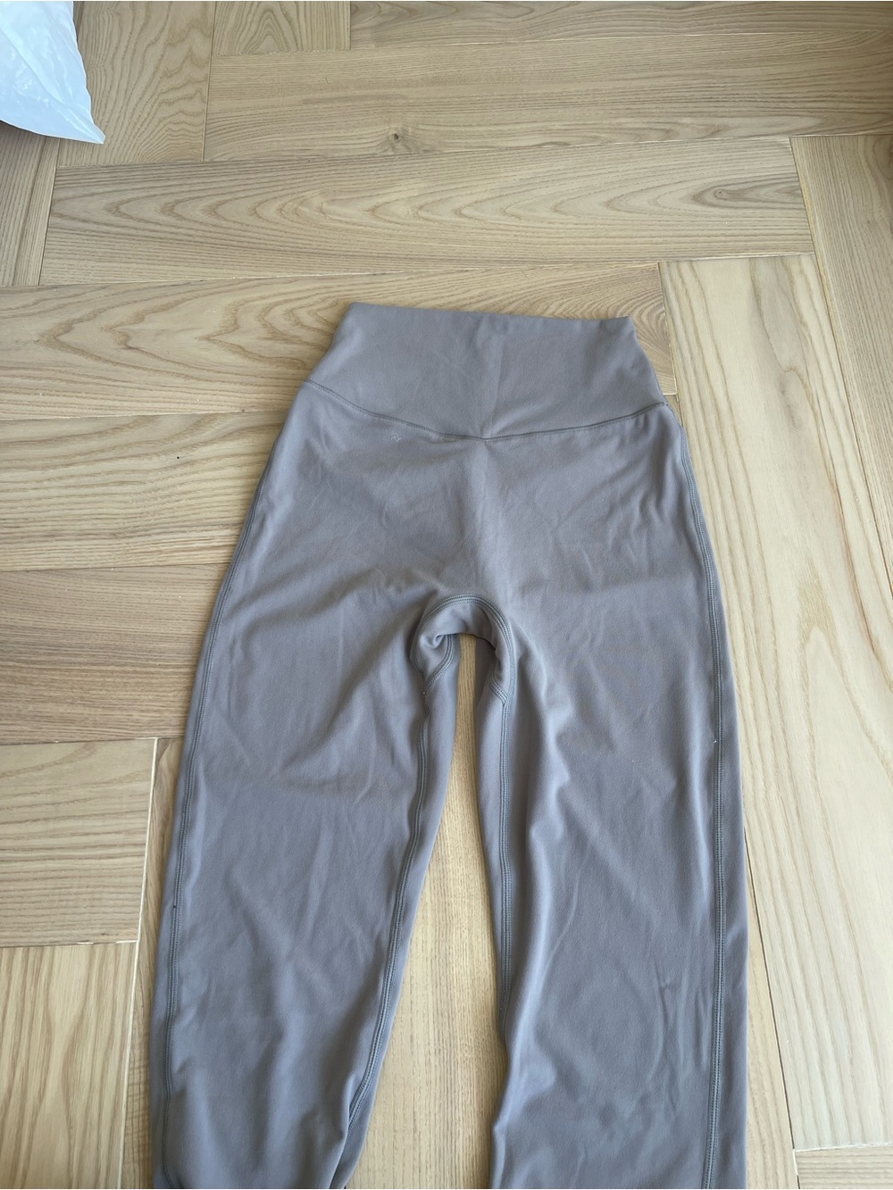 BuffBunny High-Waist Flare Leggings in Taupe